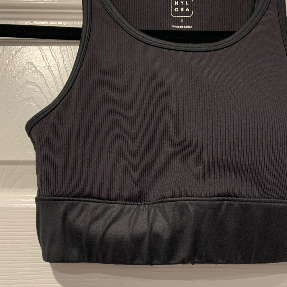 NYLORA Ribbed Lydia Racerback Sports Bra - Picture 4 of 5